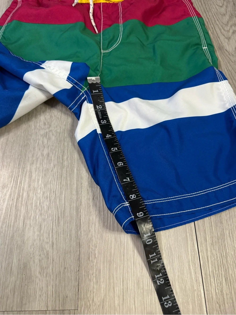 Gap Kids Boys Multicolor Striped Swim Board Shorts Mesh Lined Size XL 12